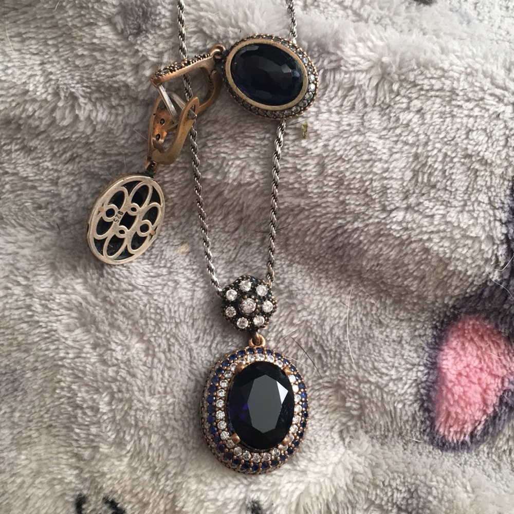 Earrings and pendant set